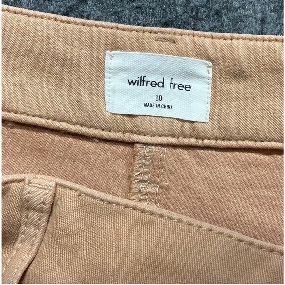NWT Aritzia Wilfred Brennan Utility Pants Cream Tan Knee Patch 10 - Picture 3 of 5